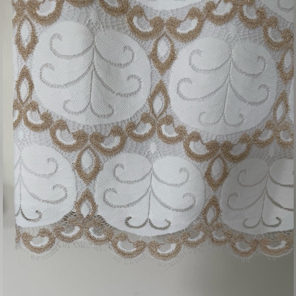 Lilly Pulitzer White and Gold dress - Picture 3 of 6